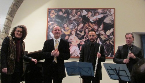 Cittadinanza onoraria alla professoressa Venticinque: grande esibizione del trio Vendemia-Fiorillo-Pellecchia