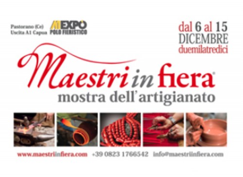Domani sarà inaugurata la mostra dell’artigianato Maestri in Fiera, che si terrà dal 6 al 15 dicembre