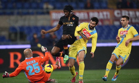 Roma Napoli 3 a 2. Gervinho regala ai giallorossi di Garcia l’andata della semifinale di Coppa Italia