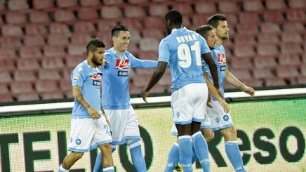Napoli Verona 5 a 1. Gli azzurri terminano la stagione con il botto grazie al trio Callejon – Zapata – Mertens