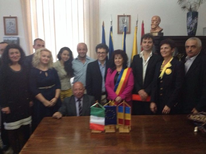Una delegazione di tre Comuni in cooperazione con una città romena