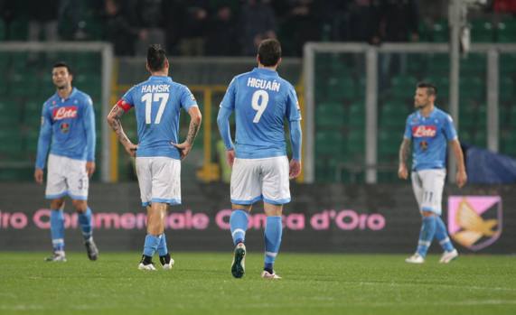 Palermo Napoli 3 a 1. Gli azzurri cadono in Sicilia e interrompono la buona serie positiva iniziata nel 2015