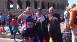 Foto notizia: tre vitulatini alla maratona di Roma