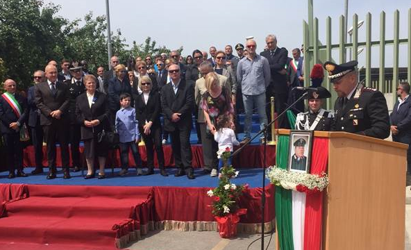 Inaugurata la nuova Caserma dei Carabinieri di San Marcellino  intitolata alla memoria dell’Appuntato Pasquale Santonastato