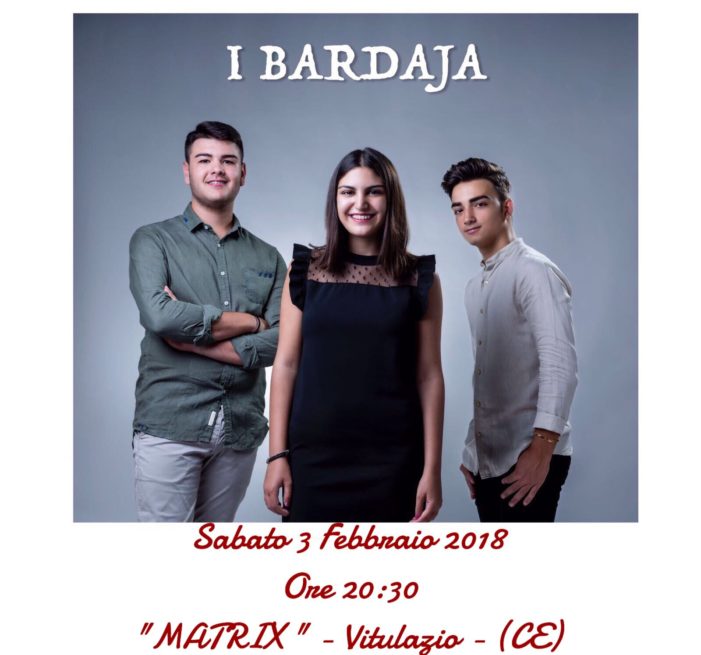 Vitulazio, il 3 febbraio una nuova performance de “I Bardaja” al “Matrix”
