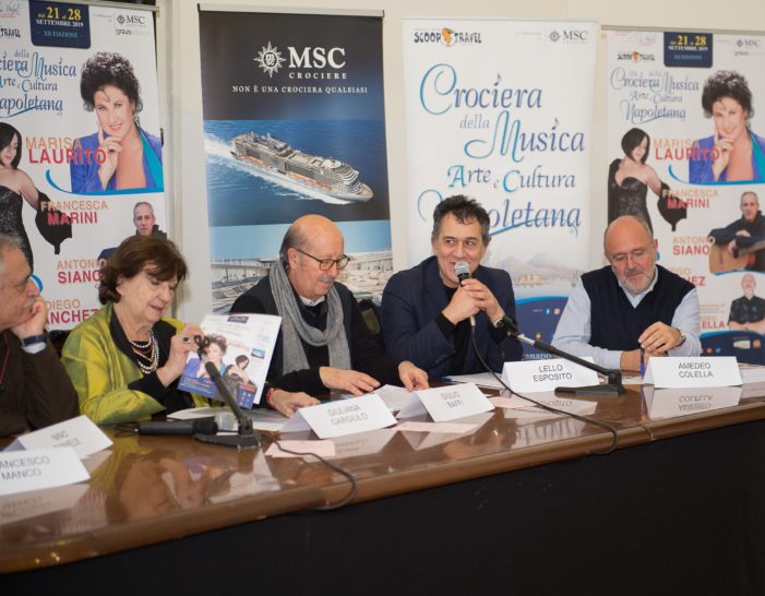 Presentata la dodicesima edizione della crociera della musica napoletana: il turismo emozionale a Napoli