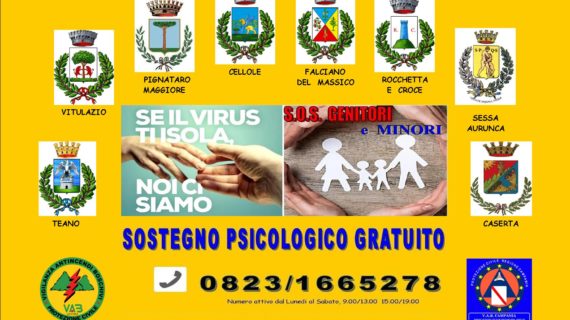 V.A.B. Campania, attivato un servizio di sostegno psicologico “Sos genitori e minori”
